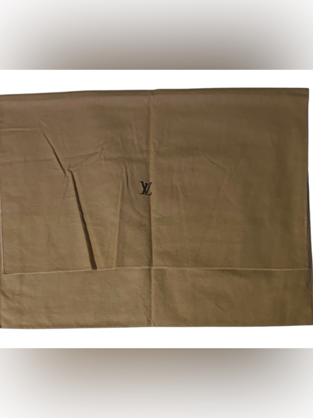 Louis Vuitton Brown Dust Bag with LV Monogram